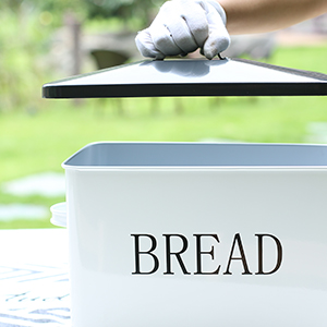 ホワイト メタル ブレッドボックス　ホーロー ホワイト メタル ブレッドボックス ホーロー