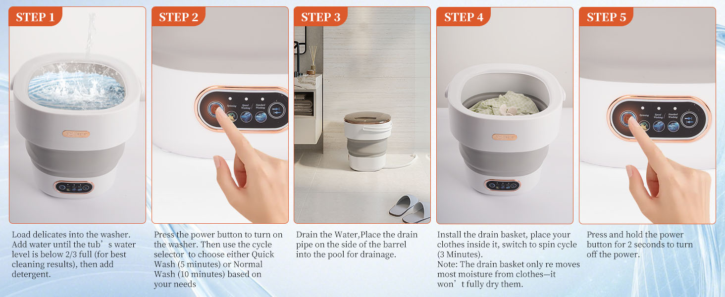 portable washing machines for dorms