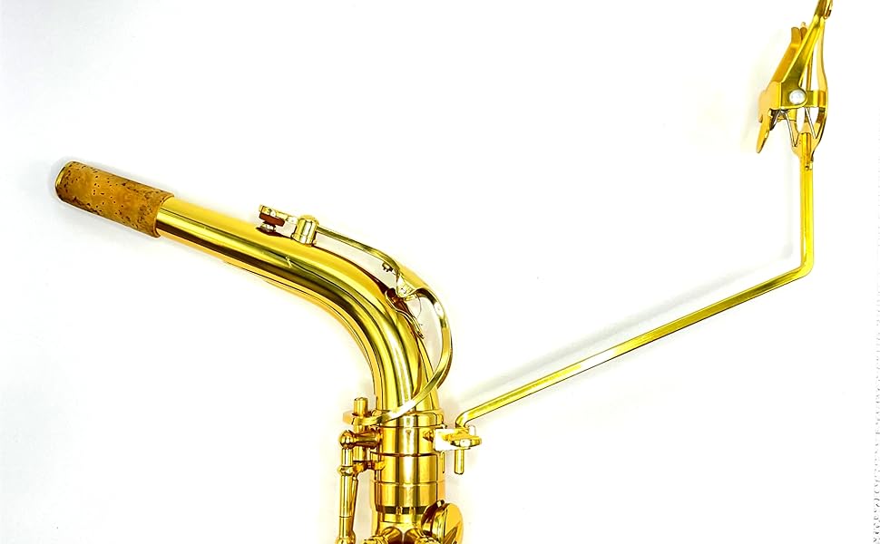 BEIIRLLA Lyre for saxophone,Portable Pure copper Round