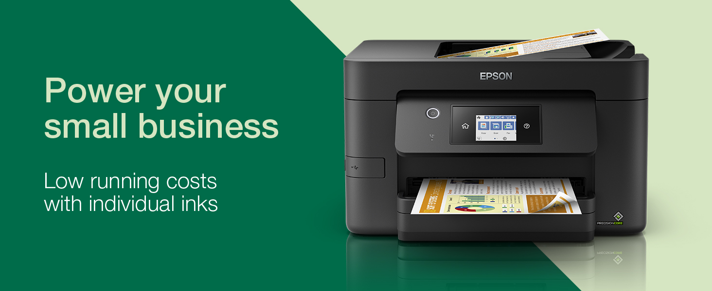 Power your small business with the WorkForce Pro WF-3820DWF