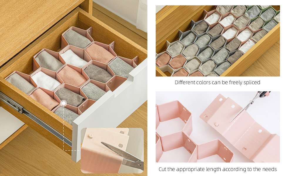 Tecbeauty 32PCS Separator Adjustable Drawer