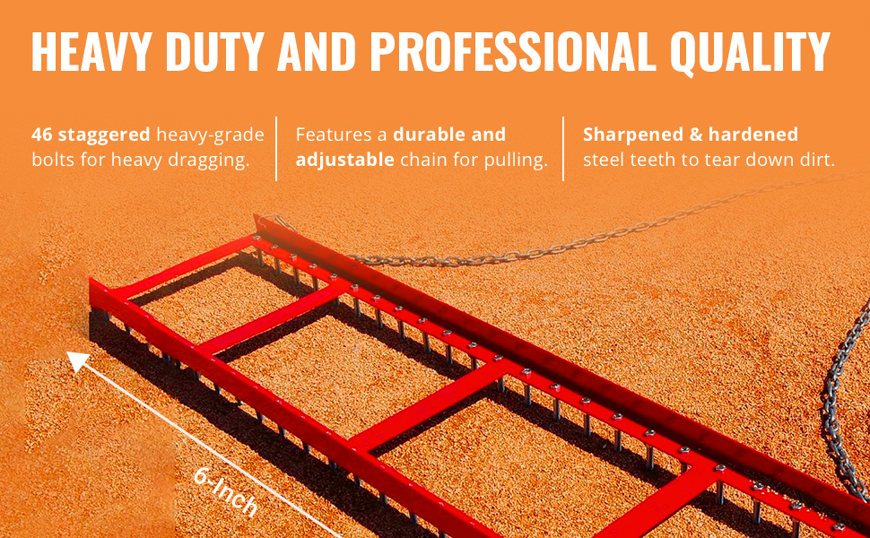 Trigon Sports Heavy Duty Bolt Drag Mat, Field Surface