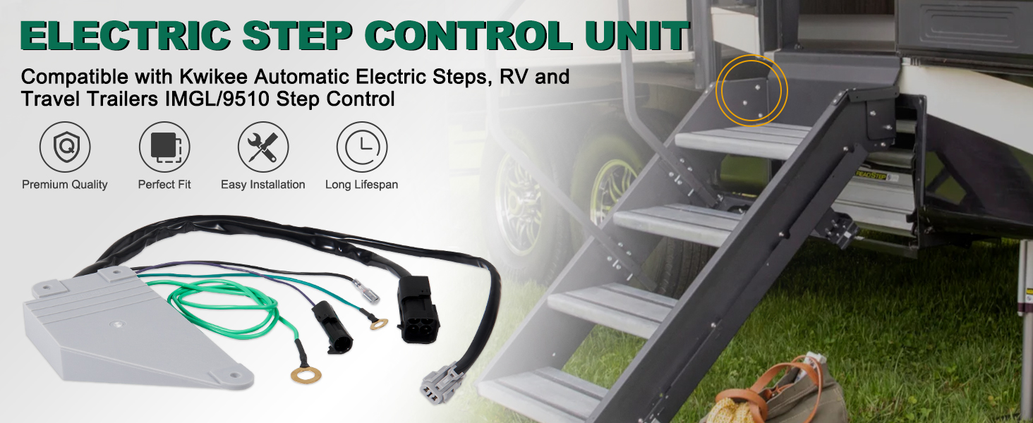 AUTOBABA Electric Step Control Unit Compatible with Kwikee