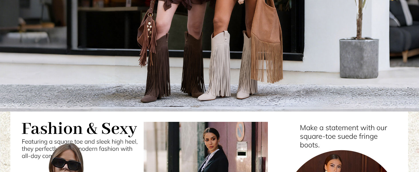fringe boots