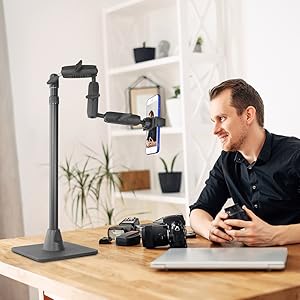 phone stand, crafting, wreath makers, pottery, youtube, instagram live, zoom calls