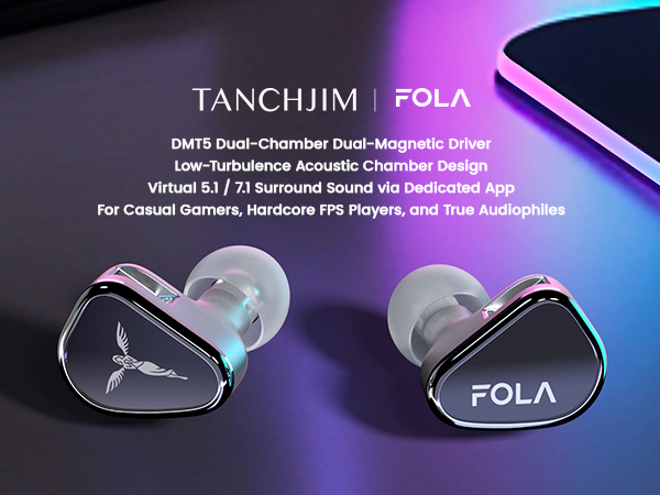 【新品】TANCHJIM FOLA インイヤーモニター イヤホン Amazon.com: TANCHJIM FOLA HiFi in-Ear Monitor, Low Distortion DMT5