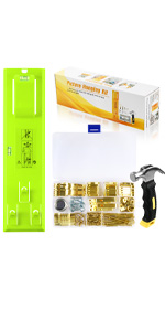 picture hanging kit green