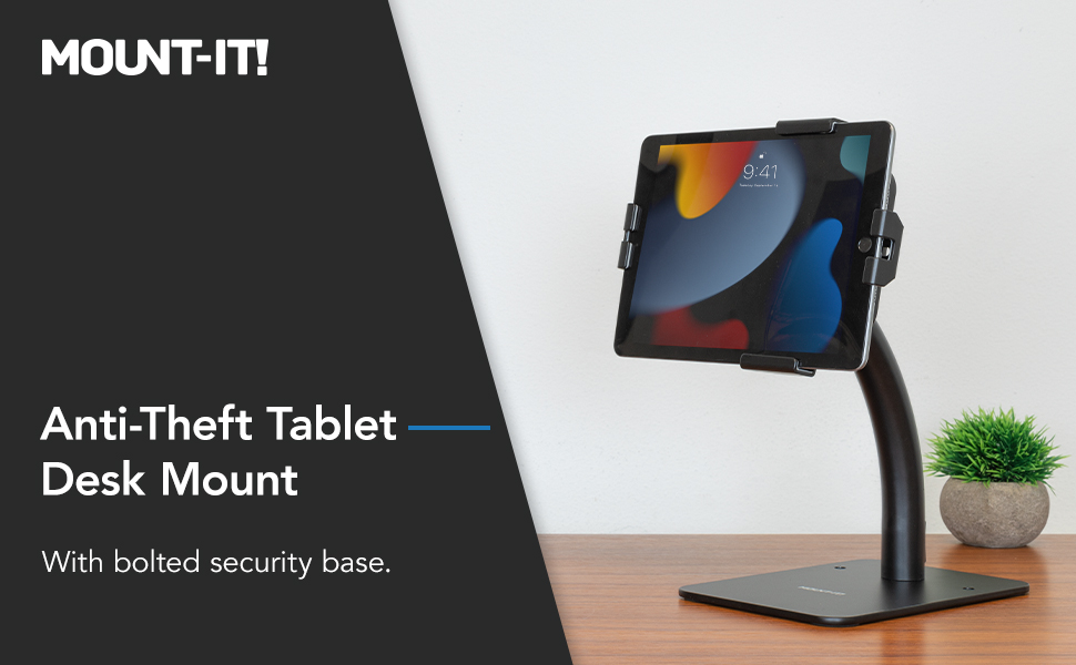 anti-theft tablet desk mount