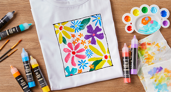 66 Colors Fabric Paint, Shuttle Art 3D F... 26 5