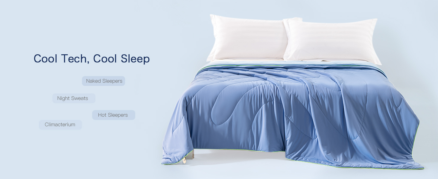 Kivik Cooling Comforter King for Hot Sleepers, Summer Down