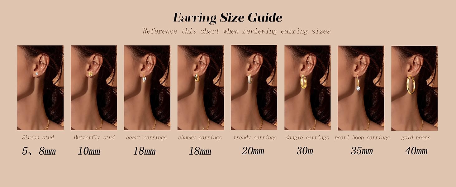 gold earrings