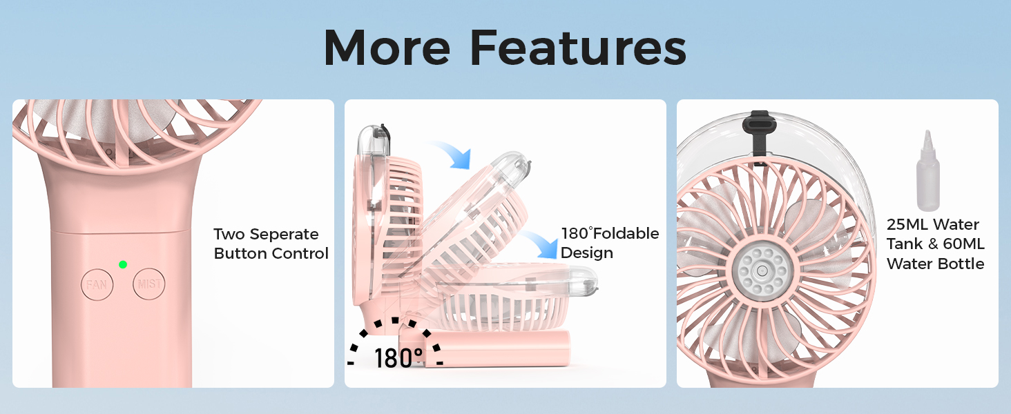 water mist fan