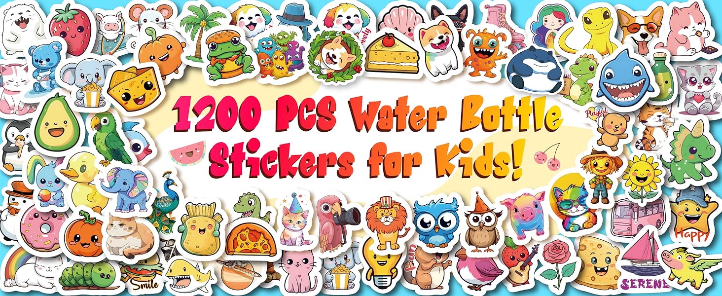 water bottle stickers for kids