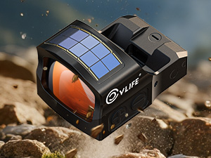 7075-T6 Aluminum - CVLIFE WildHawk X Solar Auto Brightness Red Dot Sight