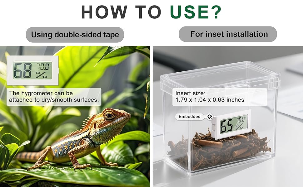 Atogou Mini Hygrometer Indoor Humidity Meter