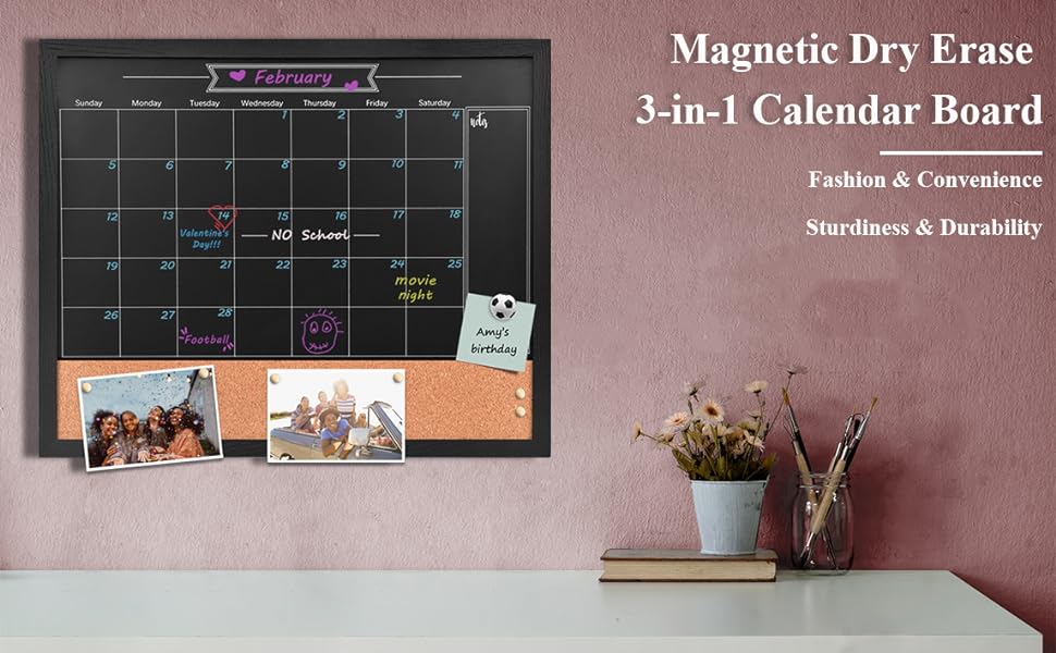 Amazon TORASO Magnetic Chalkboard Calendar Corkboard 18 X 22 amazon-toraso-magnetic-chalkboard-calendar-corkboard-18-x-22