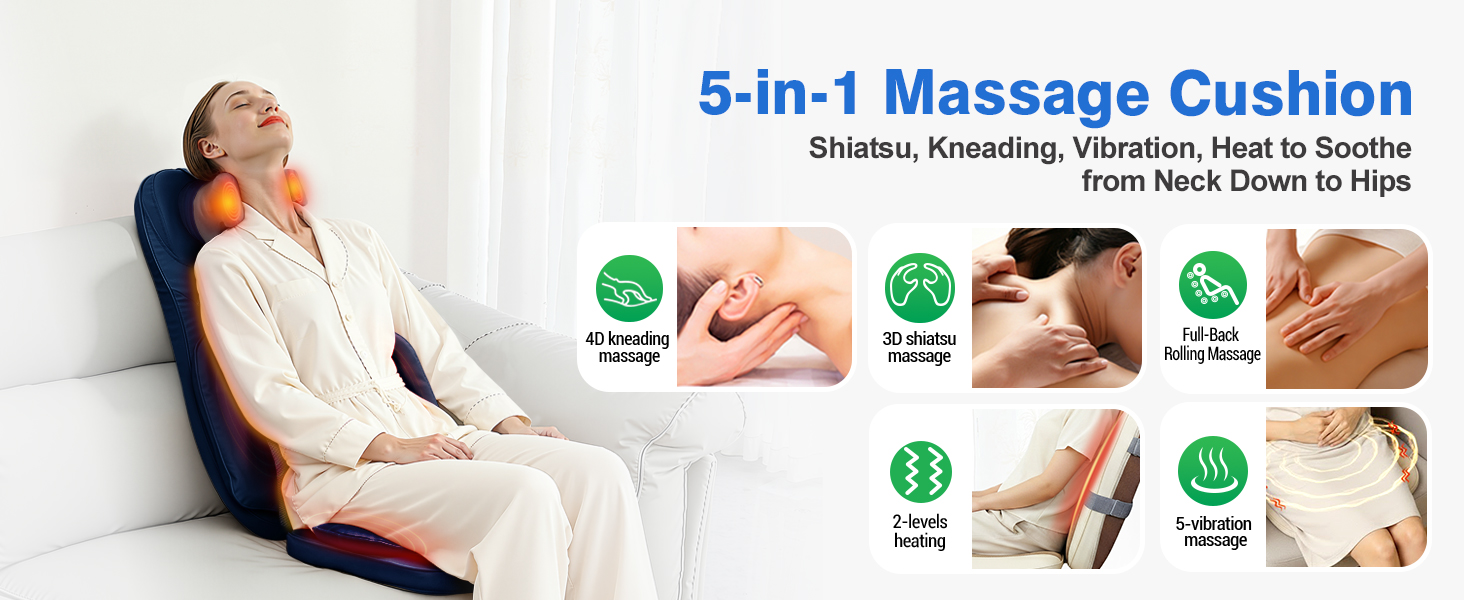 5-in-1 Massage Cushion