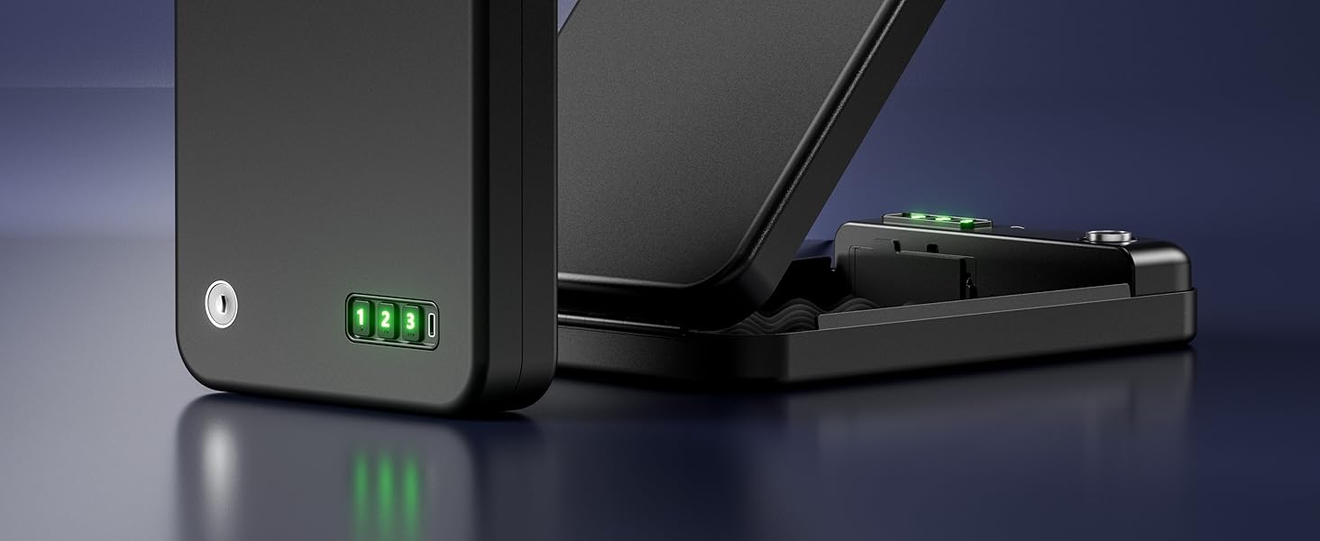 ‎Grimtron Compact Gun Safe for Handgun