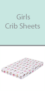 girls crib sheet