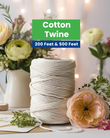 Cooking-grade cotton string for meat wrapping