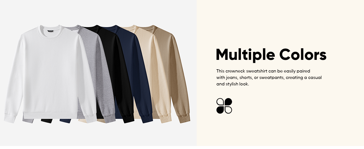 JMIERR Mens Crewneck Sweatshirt