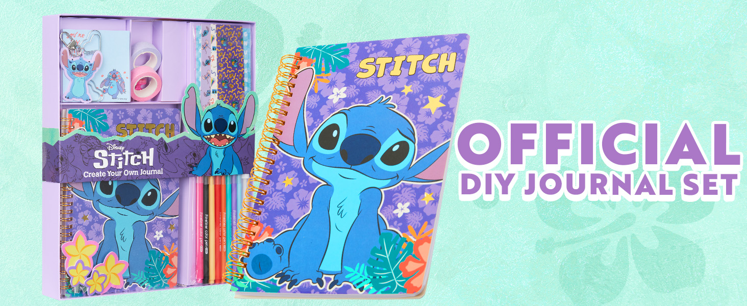 Disney Stitch DIY Journal Kit for Kids Teens