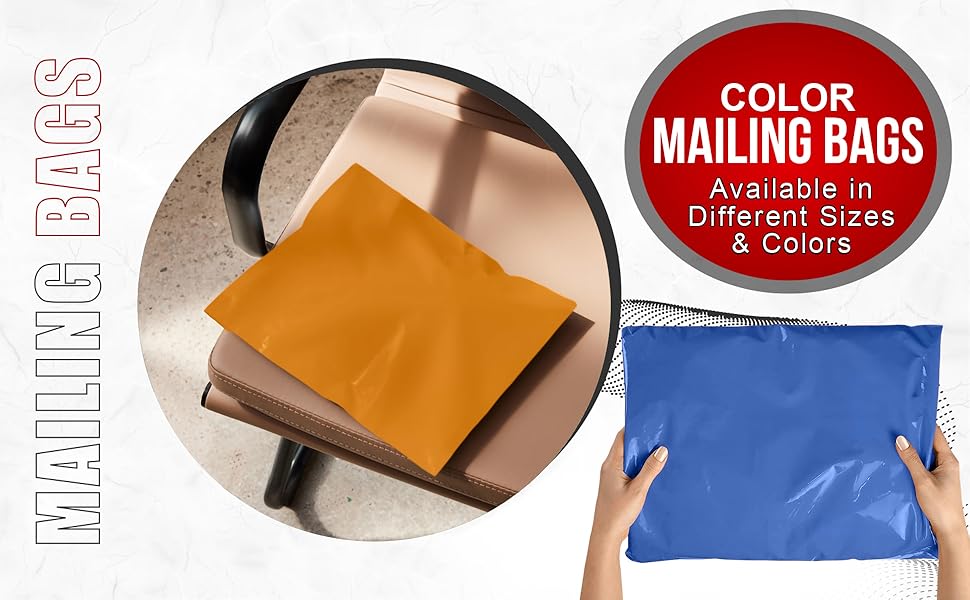 JeeJaan® 100 Pcs of Grey Postage Bags 12 x 16 in Mailing Bag Large