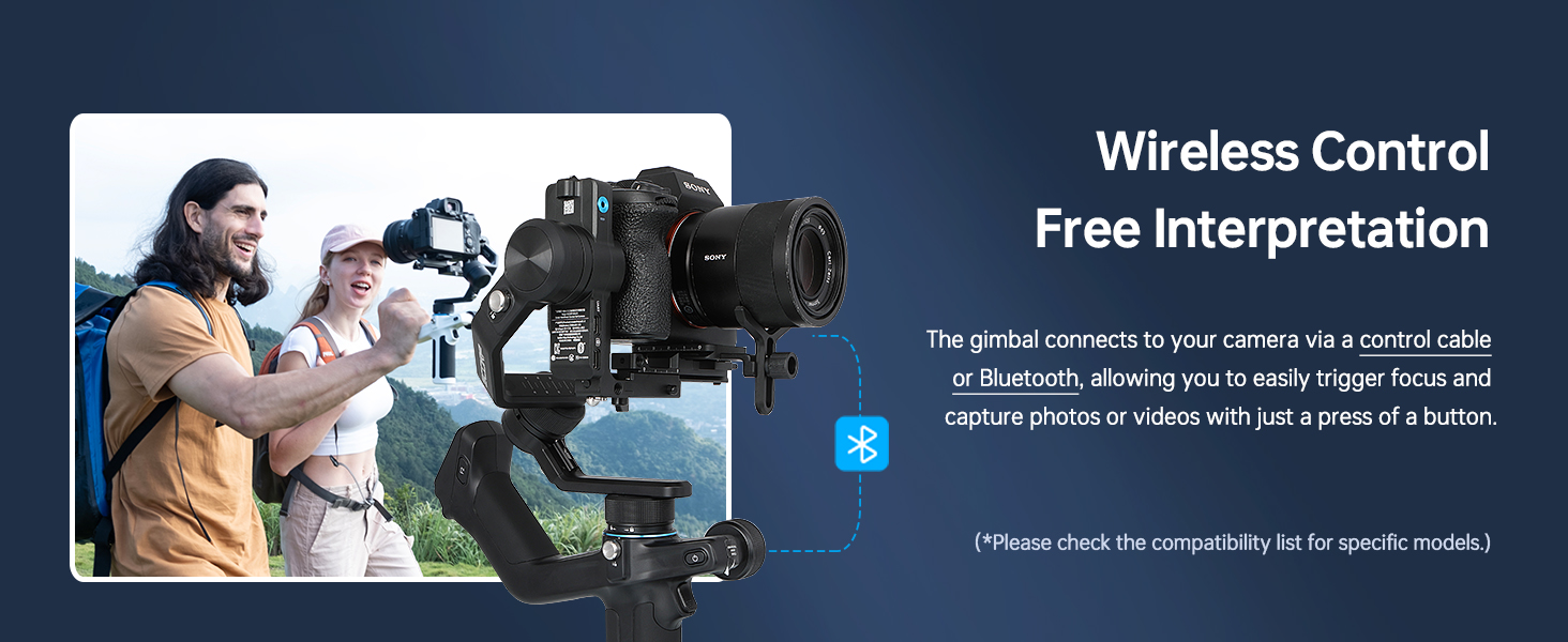 FeiyuTech AI Tracking Camera Gimbal Stab... 12 Wireless Control Free Interpretation