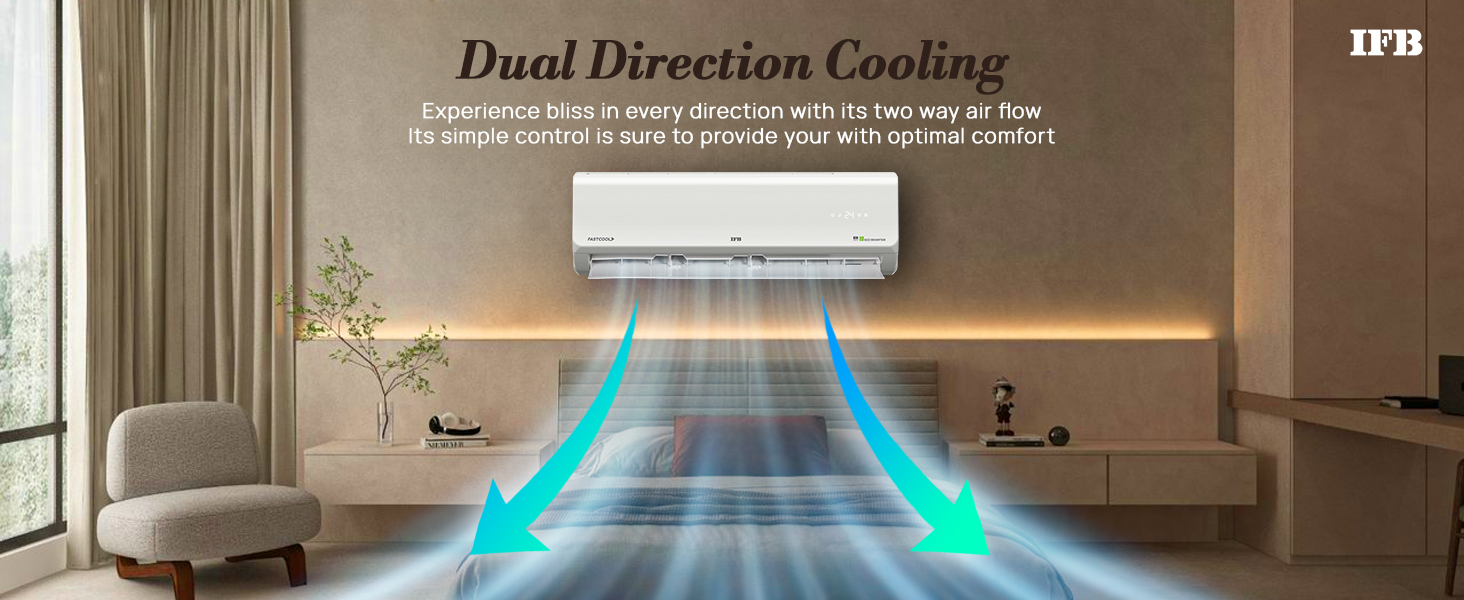 dual direction cooling, ifb ac, fast cooling ac, best ac 