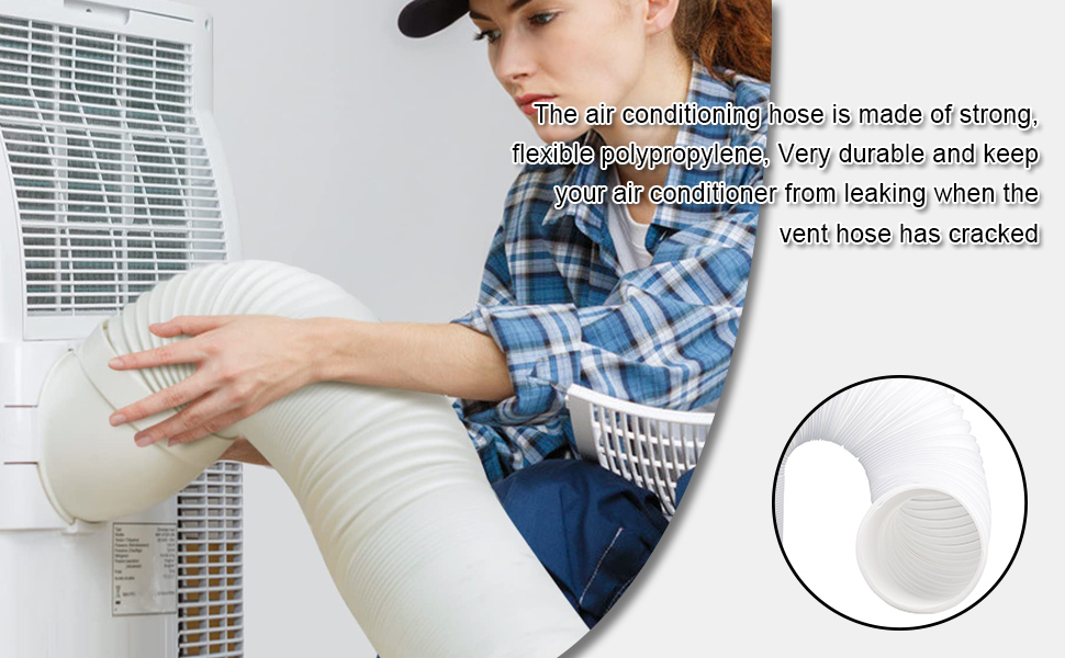 Portable Air Conditioner Hose, AC Hose with 5.9" Diameter, Counter