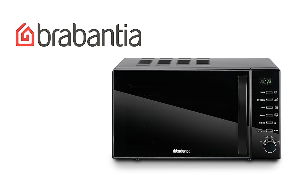 Brabantia BBEK1145DG Microwave with Grill Function 13 Automatic
