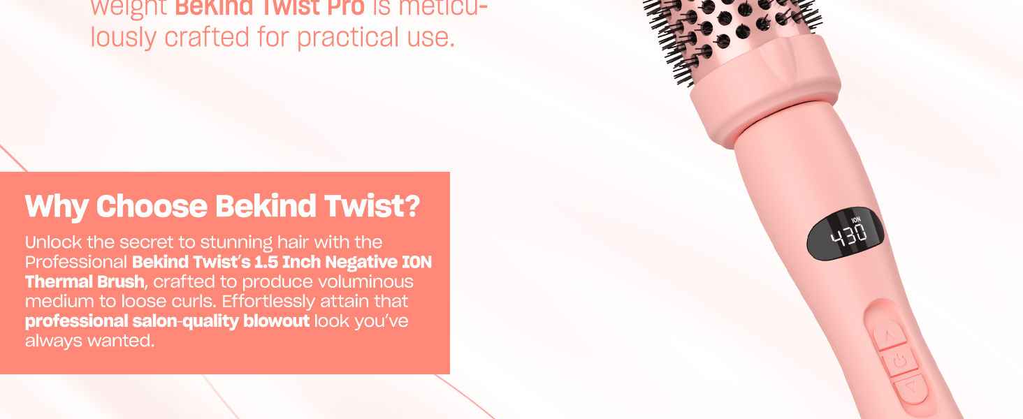 Bekind twist thermal brush