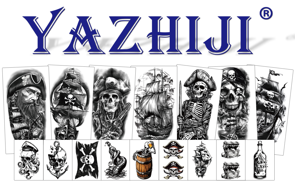 Pirate Temporary Tattoos