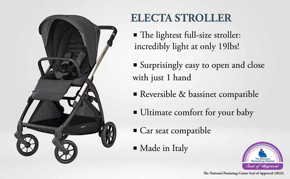 Inglesina Electa Full Size Baby Stroller Lightweight at