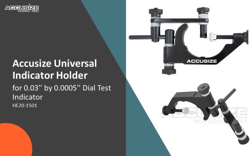Accusize Industrial Tools Universal Indicator Holder for 0.03'' by 0.