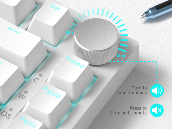 Amazon.com: ATTACK SHARK Ajazz AK820 Mechanical Keyboard with CNC