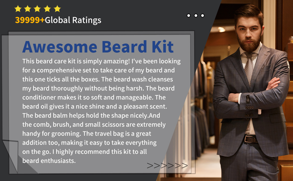 beard care kit for men