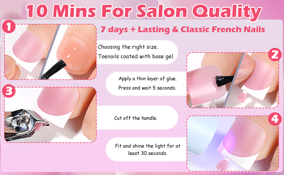 press on toenails with adhesive tabs