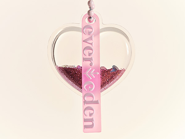 Fun, glitter Key chain ring is perfect for kids on the go