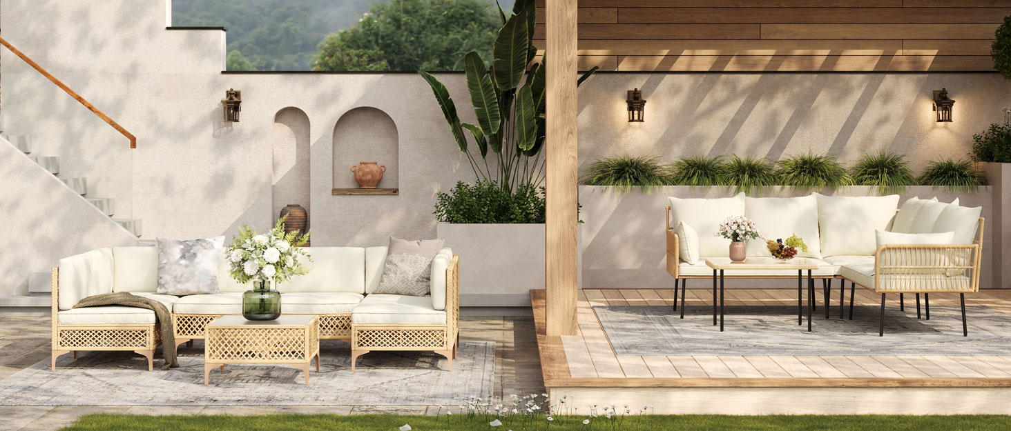 Outdoor sofa set