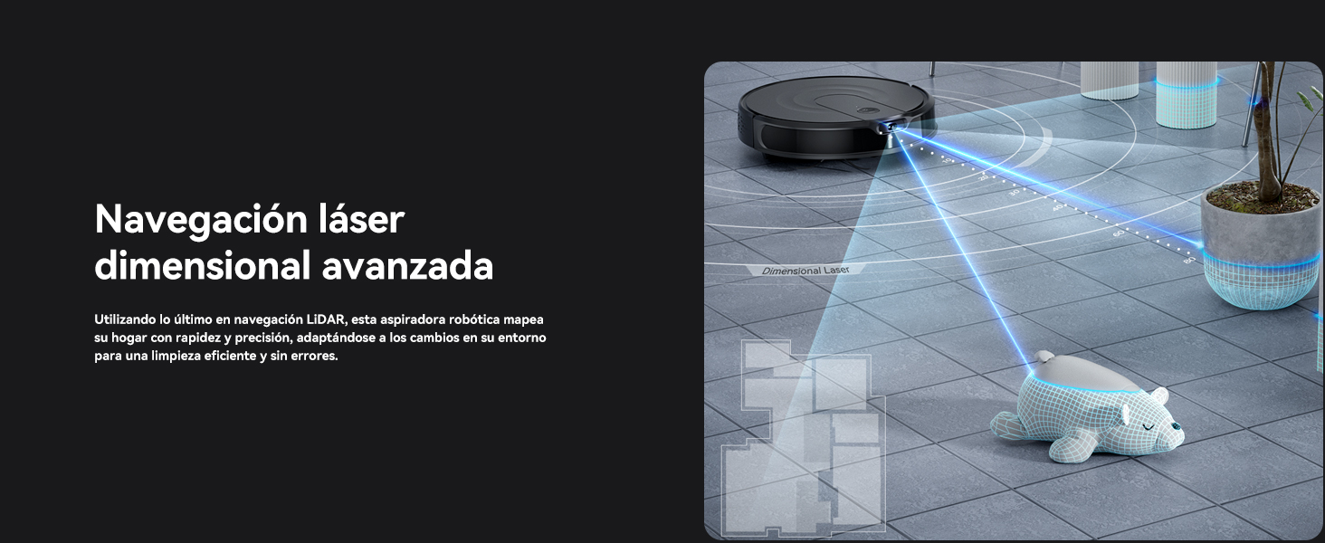 Navegación láser avanzada