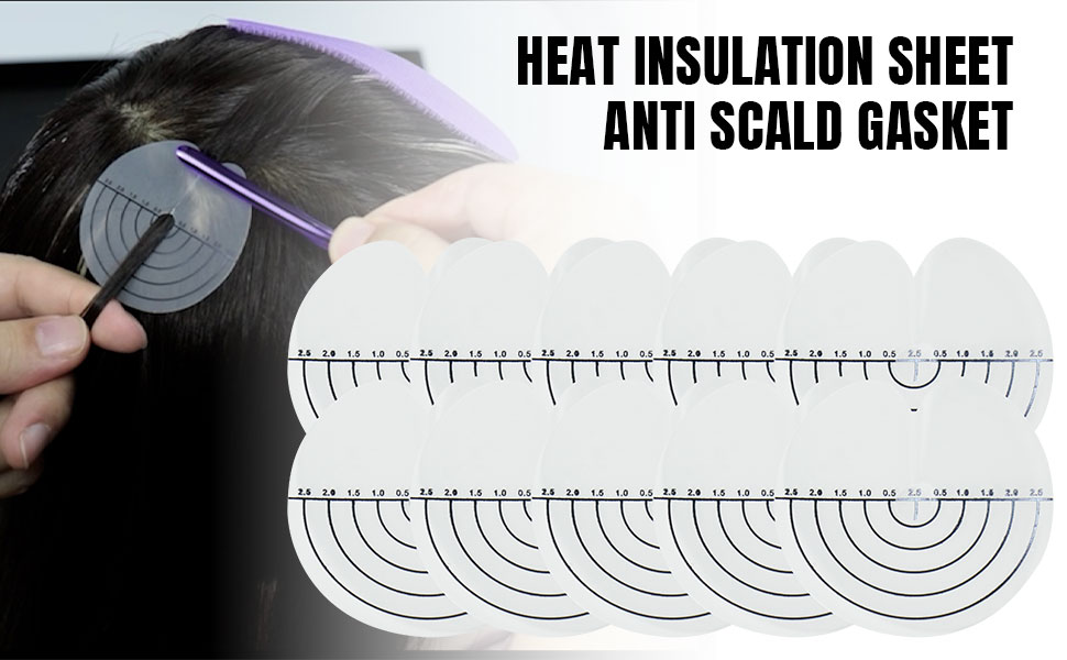10pcs Transparent UV Light & Heat Protector Shields for V Light Hair Extensions