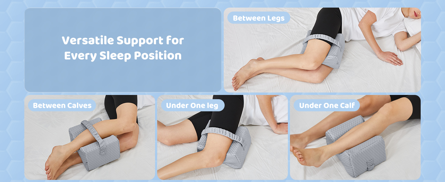 Cooling Leg Pillow for Side Sleepers and Sciatica Pain Relief
| Spine Aligning Support Knee Pillow for Hips and Join B245dab2 D6ac 486d A606 89eb47b9b8ab. CR0,0,1464,600 PT0 SX1464 V1