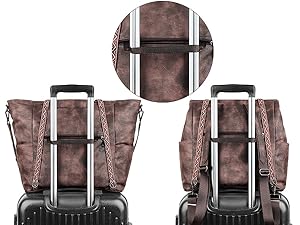 leather laptop tote bag for women