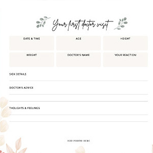 baby scrapbook album