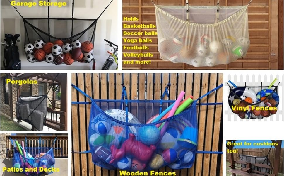 MESH TITAN Pool Organizer Floats Storage Bag High Strength, Expanding