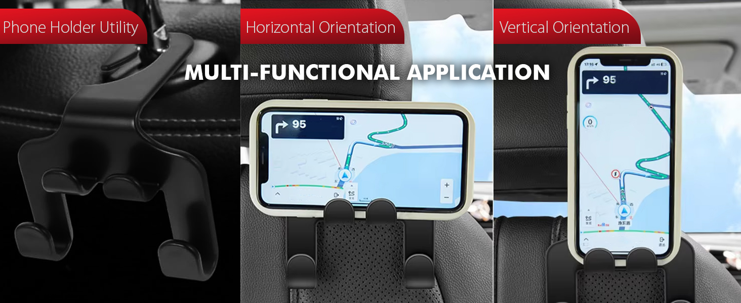 Car Backseat Headrest Hook 