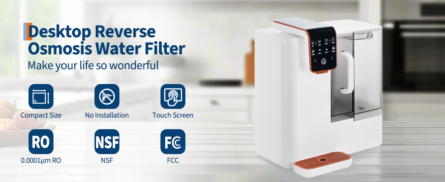 Countertop Reverse Osmosis Water Filter