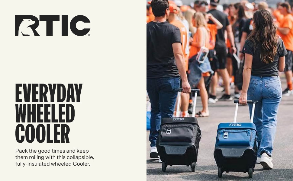 RTIC 40 Can Everyday Wheeled Cooler