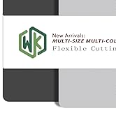 Plastic Cutting Boards for Kitchen, WK Flexible Cutting Board Mats, Non Slip Cutting Mat, BPA Fre...